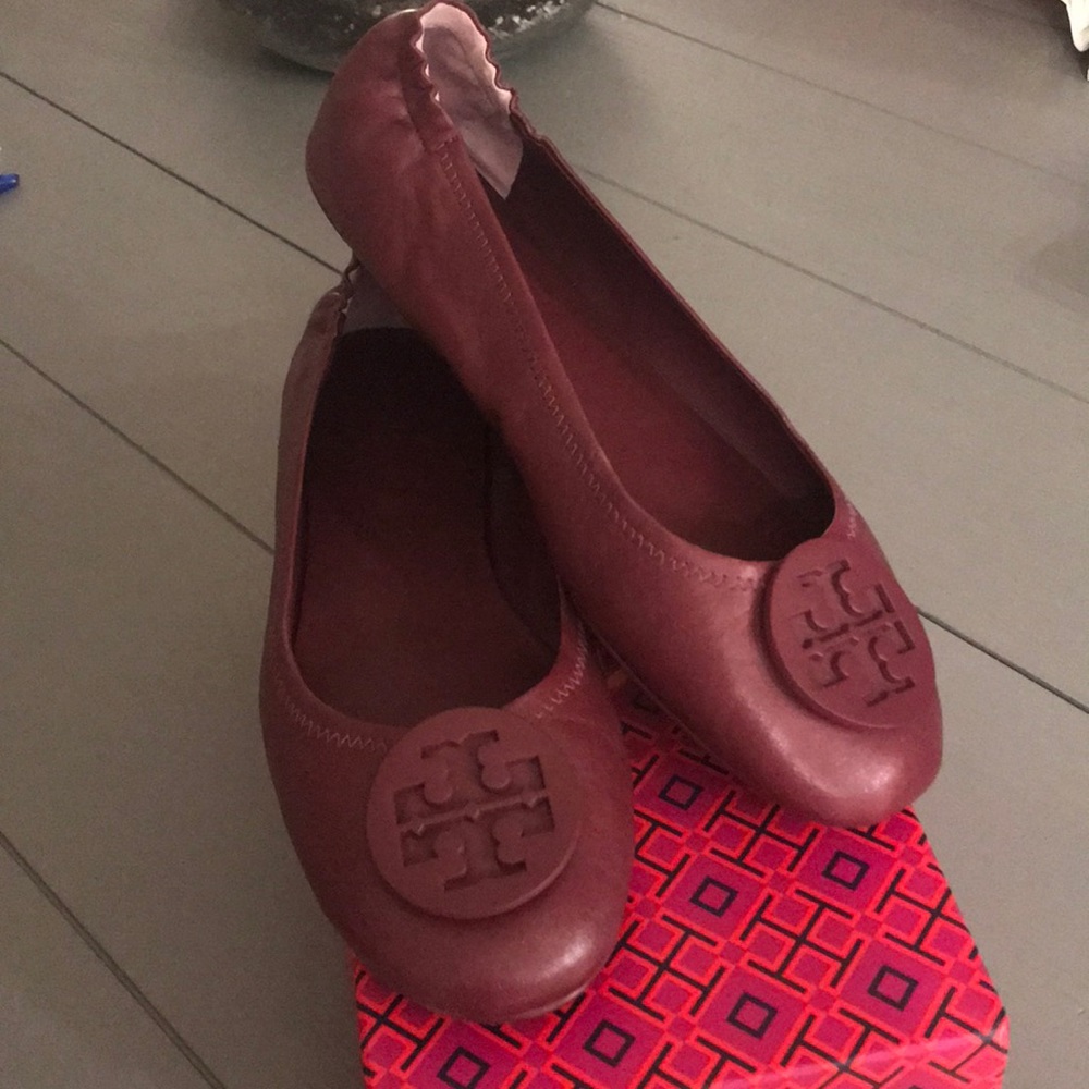 Tory Burch Shiraz Minnie Travel Ballet Flats